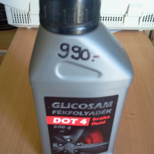 Hidraulikus fékfolyadék DOT 4 Glicosam 500g Megfelel minden Suzukihoz 990Ft